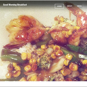 Good Morning Breakfast, a website made by the Philadelphia area web development company TAF JK Group Inc.